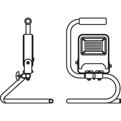 WORKLIGHT S-STAND CH PLUG 20 W 4000 K 