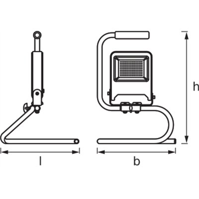 WORKLIGHT S-STAND CH PLUG 30 W 4000 K 