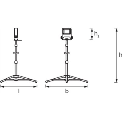 WORKLIGHTS - TRIPOD 1x50W 4000K