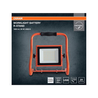 WORKLIGHTS BATTERY 20W 4000K