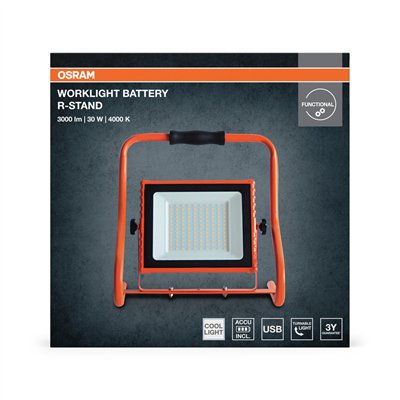 WORKLIGHTS BATTERY 30W 4000K