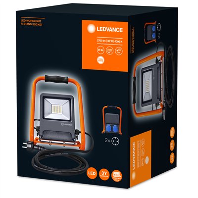 WORKLIGHTS R-STAND SOCKET (GEN 1) 30 W 4000 K 