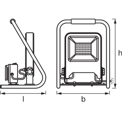 WORKLIGHTS R-STAND SOCKET (GEN 1) 30 W 4000 K 