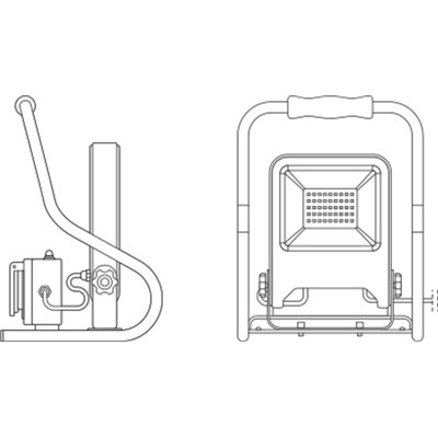 WORKLIGHTS R-STAND SOCKET (GEN 2) 50 W 4000 K 