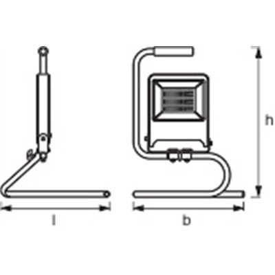 WORKLIGHTS S-STAND 50 W 4000 K 