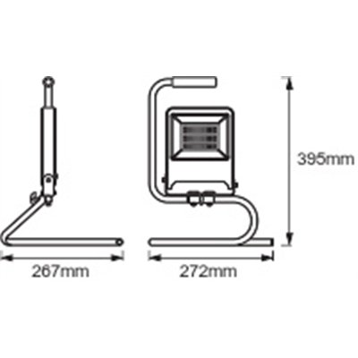 WORKLIGHTS S-STAND 50 W 4000 K 