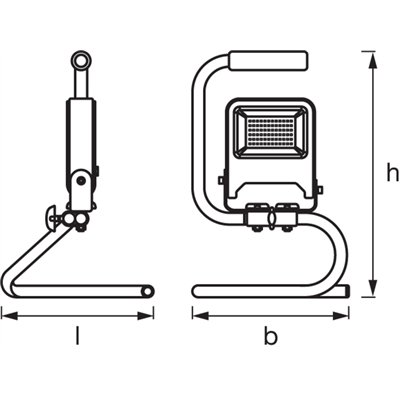WORKLIGHTS S-STAND 20 W 4000 K 