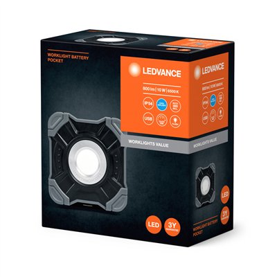 WORKLIGHTS VALUE BATTERY 10W 865