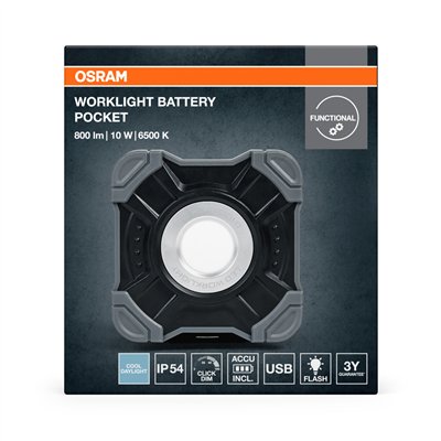 WORKLIGHTS VALUE BATTERY 10W 865