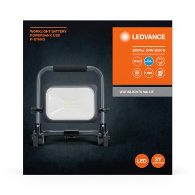 WORKLIGHTS VALUE BATTERY 20W 865