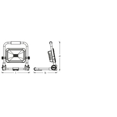 WORKLIGHTS VALUE BATTERY 20W 865