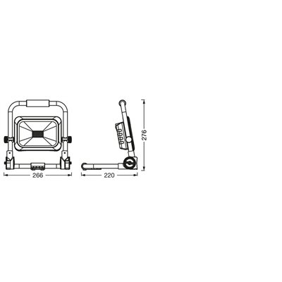 WORKLIGHTS VALUE BATTERY 20W 865