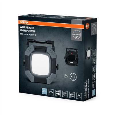 WORKLIGHTS VALUE HIGH POWER High Power 60W 865 2x Socket