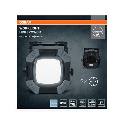 WORKLIGHTS VALUE HIGH POWER High Power 60W 865 2x Socket