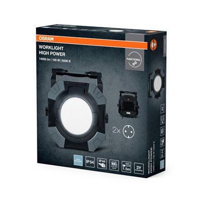 WORKLIGHTS VALUE HIGH POWER High Power 100W 865 2x Socket
