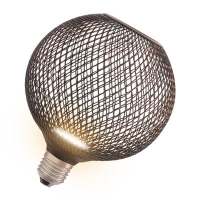 DECOR FLAT LAMP IN METAL HOUSING 3.5W 827 Frosted E27 Non-DIM