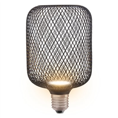 DECOR FLAT LAMP IN METAL HOUSING 3.5W 827 Frosted E27 Non-DIM