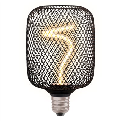 DECOR SPIRAL FILAMENT LAMP IN METAL HOUSING 3.5W 818 E27