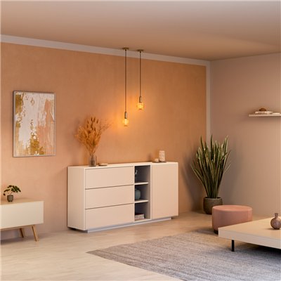 DECOR STRAW FILAMENT LAMP IN METAL HOUSING 3.5W 818 E27