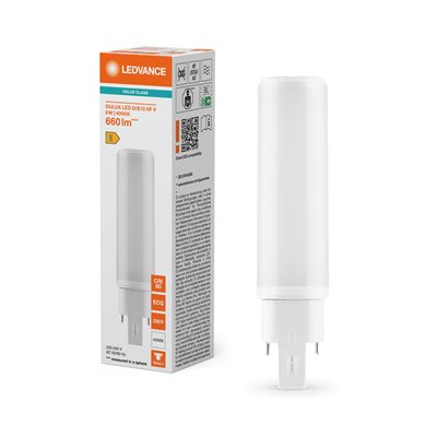 DULUX LED D/E HF & AC MAINS V 6W 840 G24Q-1