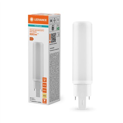 DULUX LED D/E HF & AC MAINS V 6W 830 G24Q-1