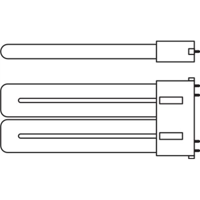 DULUX LED F EM & AC MAINS V 8W 830 2G10