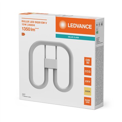 DULUX LED SQ EM & AC MAINS V 13W 835 GR8