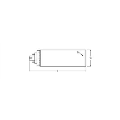 DULUX LED T/E HF & AC MAINS V 16W 830 GX24Q-3