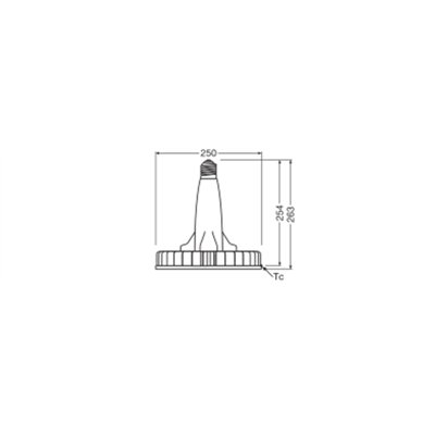 HID LED Highbay Universal P 25000 LM 160W 840 E40