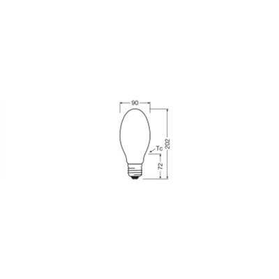 HQL LED FILAMENT V 5400LM 38W 827 E40