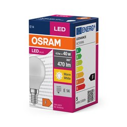 LED VALUE CLASSIC P 4.9W 827 Frosted E14