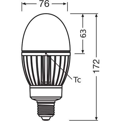 HQL LED P 4000LM 29W 840 E27