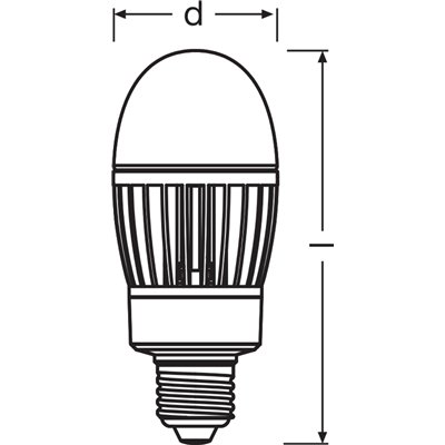HQL LED P 1800LM 14.5W 827 E27