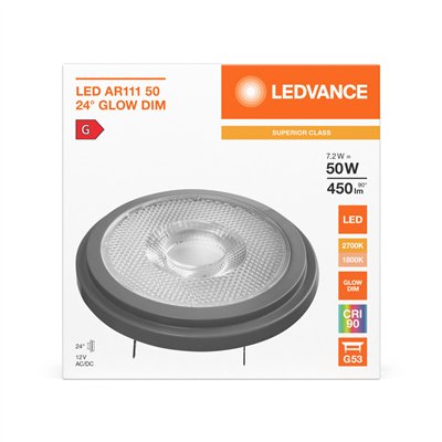 LED AR111 GLOWdim S 7.2W 927 G53
