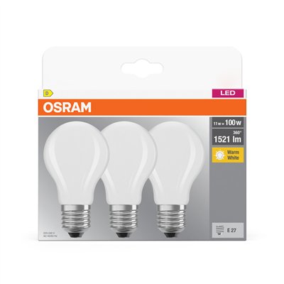 LED BASE CLASSIC A 11W 827 Frosted E27