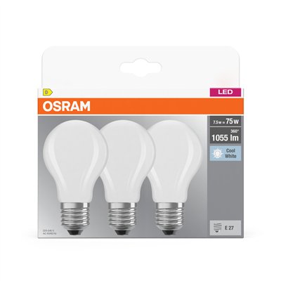 LED BASE CLASSIC A 7.5W 840 Frosted E27
