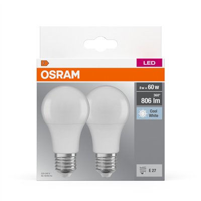 LED BASE CLASSIC A 8W 840 Frosted E27