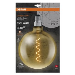 Vintage 1906 LED CLASSIC Globe Dimmable 4W 820 Gold E27