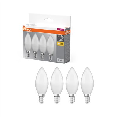 LED BASE CLASSIC B 4.9W 827 Frosted E14