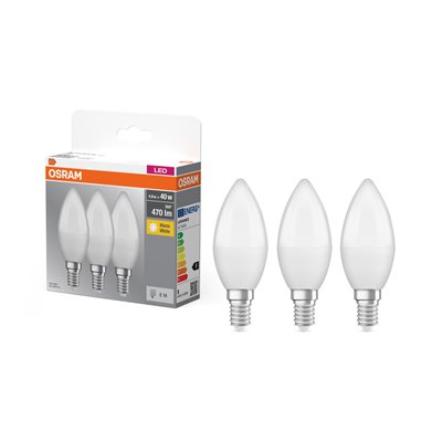 LED BASE CLASSIC B 4.9W 827 Frosted E14