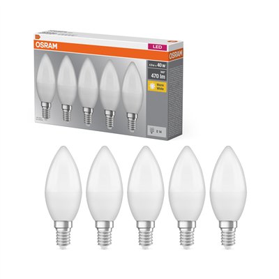 LED BASE CLASSIC B 4.9W 827 Frosted E14