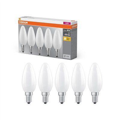 LED BASE CLASSIC B 4.2W 827 Frosted E14