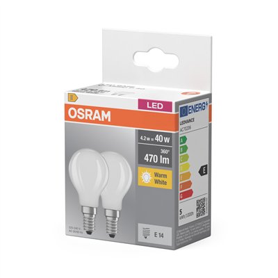 LED BASE CLASSIC P 4.2W 827 Frosted E14
