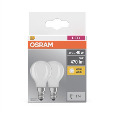 LED BASE CLASSIC P 4.2W 827 Frosted E14