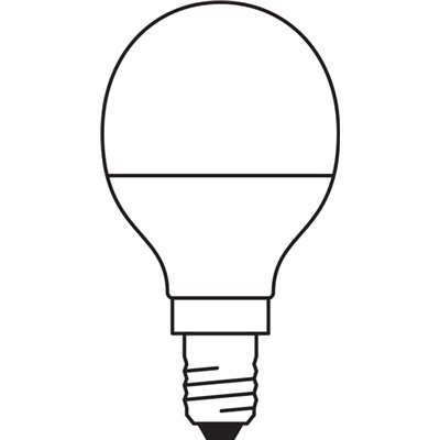 LED BASE CLASSIC P 4.9W 827 Frosted E14