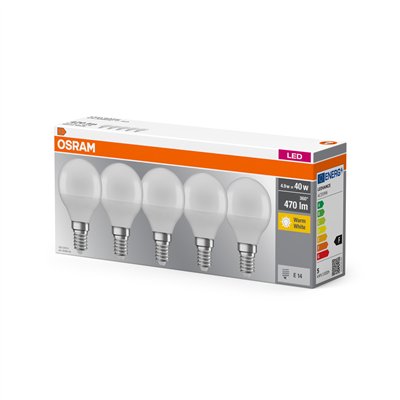 LED BASE CLASSIC P 4.9W 827 Frosted E14