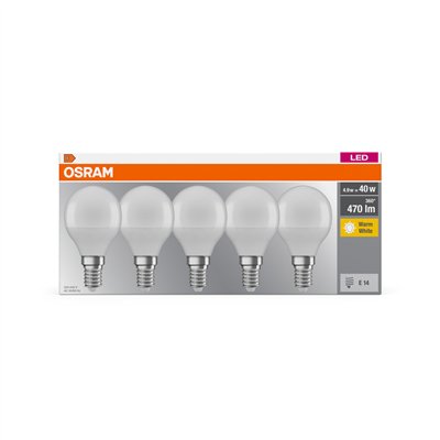 LED BASE CLASSIC P 4.9W 827 Frosted E14
