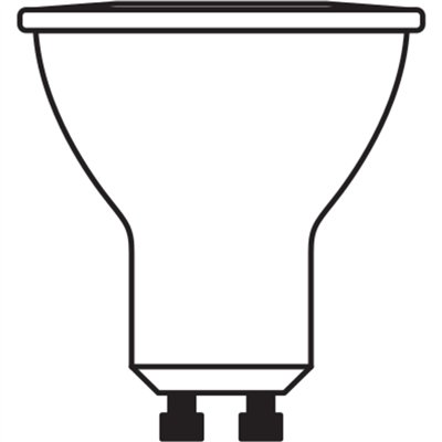 LED BASE PAR16 4.3W 840 GU10