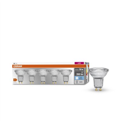 LED BASE PAR16 4.3W 840 GU10