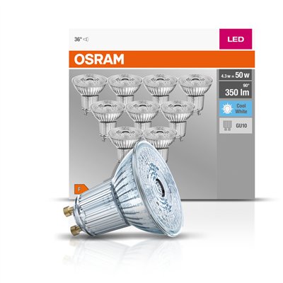 LED BASE PAR16 4.3W 840 GU10